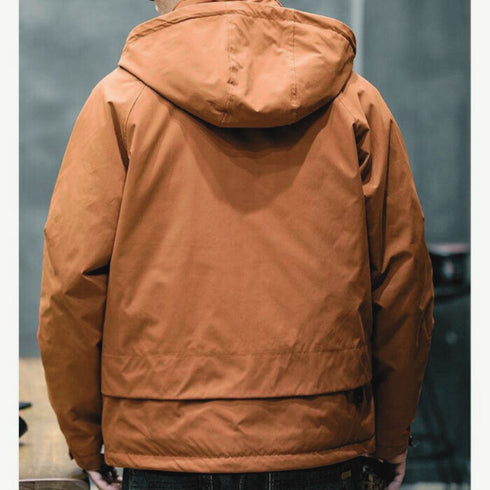 【OUTLET/即納】Hooded Loose Thickened Jacket P0660